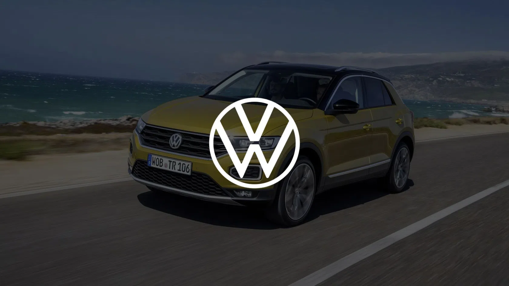 Carro suv logo marca volkswagen